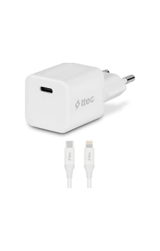 Ttec Smartcharger 20w Pd Seyahat Hızlı Şarj Aleti + Usb-c - Lightning 150 Cm Kablo Beyaz Beyaz Ttec Smartcharger 20w Pd Seyahat Hızlı Şarj Aleti + Usb-c - Lightning 150 Cm Kablo Beyaz Beyaz