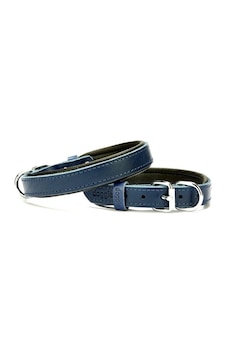 Doggie Konfor Deri Boyun Tasması 2x35-40CM Mavi Doggie Konfor Deri Boyun Tasması 2x35-40CM Mavi