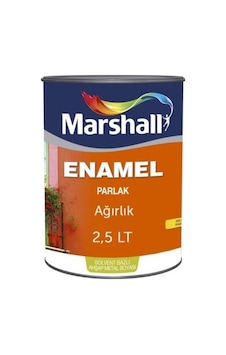 Marshall Enamel Parlak Sentetik Boya Siyah 2.5 L Marshall Enamel Parlak Sentetik Boya Siyah 2.5 L