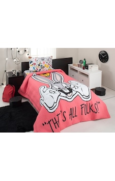 Özdilek Bugs Bunny Smile Tek Kişilik Lisanslı Kapitone Çocuk Nevresim Takımı Kırmızı Özdilek Bugs Bunny Smile Tek Kişilik Lisanslı Kapitone Çocuk Nevresim Takımı Kırmızı