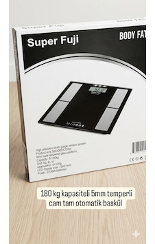 180 Kğ Kapasiteli Tam Dijital Baskül Tartı 5mm Kalın Camlı Dayanıklı