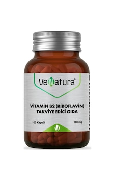 Venatura Vitamin B2 (Riboflavin) 100 Kapsül Venatura Vitamin B2 (Riboflavin) 100 Kapsül