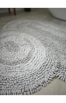 Makaroni Doğal Pamuklu 2'li Banyo Paspas Seti 60x100+50x60 Cm Gri Makaroni Doğal Pamuklu 2'li Banyo Paspas Seti 60x100+50x60 Cm Gri