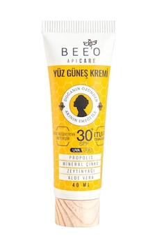 Bee'o Apicare Propolis İçerikli Yüz Güneş Kremi SPF30+ 40 ML Bee'o Apicare Propolis İçerikli Yüz Güneş Kremi SPF30+ 40 ML