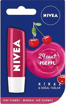 Nivea Kiraz Dudak Nemlendirici Bakım Kremi Nivea Kiraz Dudak Nemlendirici Bakım Kremi