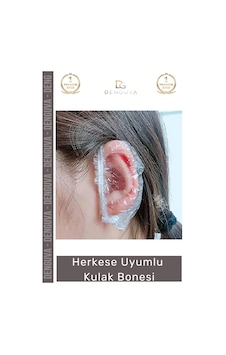 Özel Üretim Su Geçirmez Koruyucu Dayanıklı Hafif Şeffaf Herkese Uyumlu Kulak Bonesi 100 Adet Özel Üretim Su Geçirmez Koruyucu Dayanıklı Hafif Şeffaf Herkese Uyumlu Kulak Bonesi 100 Adet