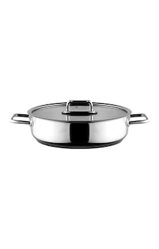 Aryıldız Colombus Metal Kulp Cam Kapak Basık Tencere - 24 Cm Aryıldız Colombus Metal Kulp Cam Kapak Basık Tencere - 24 Cm