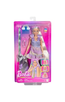Jct72 Barbie Upuzun Muhteşem Saçlı Bebek - Saç Tasarım Oyun Seti