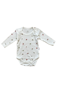 Bellamio Kids Çiçek Desenli Kız Bebek Uzun Kollu Zıbın Body - Beyaz Beyaz Bellamio Kids Çiçek Desenli Kız Bebek Uzun Kollu Zıbın Body - Beyaz Beyaz