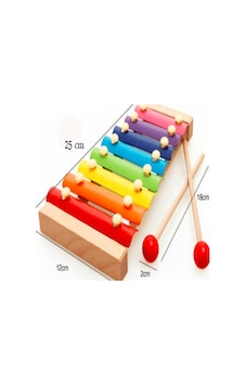 Ksilofon Ksilefon Ahşap Selefon 8 Nota 8 Ton 25 CM 8 Tuşlu Ksilofon Ksilefon Ahşap Selefon 8 Nota 8 Ton 25 CM 8 Tuşlu