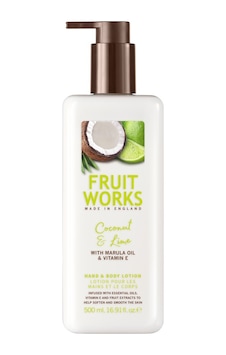 Fruit Works Coconut ve Lime Özlü El ve Vücut Losyonu 500 ML Fruit Works Coconut ve Lime Özlü El ve Vücut Losyonu 500 ML