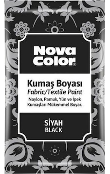 Fabric Textile Toz Teksil Kumaş Boyası Siyah Renk Kıyafet Elbise Çanta Ayakkabı Pantolon 12gr Bordo