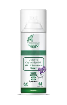 Organik Baby Doğal ve Organik İçerikli Vücut Koruyucu Sprey Organik Baby Doğal ve Organik İçerikli Vücut Koruyucu Sprey