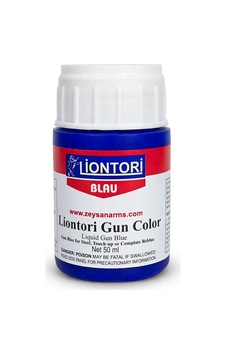 Liontori Blau Mavi Çelik Karartma Solüsyonu - Metal Yüzey Yenileme Ve Koruma Sıvısı - 50 Ml