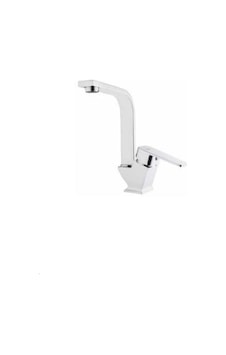 Tema Kare Kuğu Lavabo Bataryası Slim Borulu 61012-l Krom Tema Kare Kuğu Lavabo Bataryası Slim Borulu 61012-l Krom