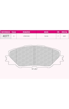 Qcb Fren Balata On Toyota Rav4 Iıı Aca3 , Ace , Ala3 , Gsa3 , Zsa3 2.0 Vvt-ı 2005-2012 / Rav4 Iıı 2.2 D 2005-2012 / Rav4 Iıı 2.2 D-4d 2005-2012 Qcb Fren Balata On Toyota Rav4 Iıı Aca3 , Ace , Ala3 , Gsa3 , Zsa3 2.0 Vvt-ı 2005-2012 / Rav4 Iıı 2.2 D 2005-2012 / Rav4 Iıı 2.2 D-4d 2005-2012