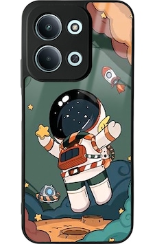 Xiaomi Redmi 15c 4g Anime Astronot Tasarımlı Glossy Telefon Kılıfı Uyumlu Çok Renkli