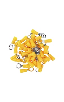 Tork Sulye Pabuç Kablo Ucu 4-6mm M8 Sarı Sıkmalı Yuvarlak Tip 100'lü Paket -1665 Tork Sulye Pabuç Kablo Ucu 4-6mm M8 Sarı Sıkmalı Yuvarlak Tip 100'lü Paket -1665
