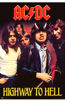 Ac/dc Hıghway To Hell Maxı Poster