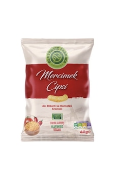 Glütensiz Fabrika Mercimek Cipsi Acı Biber Ve Domatesli 60 G Glütensiz Fabrika Mercimek Cipsi Acı Biber Ve Domatesli 60 G