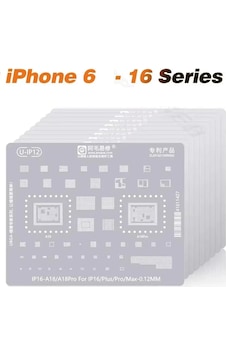 Amaoe Apple Uyumlu iPhone Pcb Kartı İçin Cpu Ic Bga Entegre Kalıp Şablonları Seti Amaoe Apple Uyumlu iPhone Pcb Kartı İçin Cpu Ic Bga Entegre Kalıp Şablonları Seti