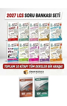 Sinan Kuzucu Yayınları 2027 8. Sınıf - Lgs Meb Böyle Sorar Soru Bankası Seti