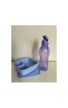 Tupperware 500 Ml Suluk Ve Bölmeli Beslenme. Mor