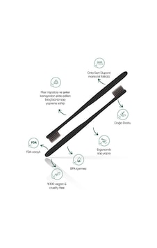 T Brush Bioçözünür Diş Fırçası Orta Sert Siyah T Brush Bioçözünür Diş Fırçası Orta Sert Siyah