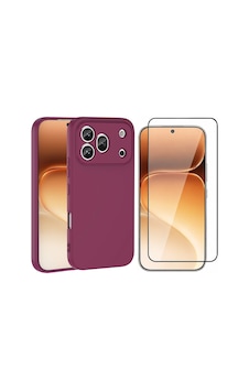 Vendas Honor 600 Pro 5g Kılıf Zore Mara Lansman Kapak + Cam Ekran Koruyucu Mürdüm Vendas Honor 600 Pro 5g Kılıf Zore Mara Lansman Kapak + Cam Ekran Koruyucu Mürdüm