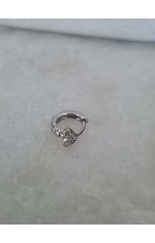 Ayisigi Silver Kalp Piercing Gümüş