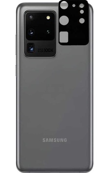 Samsung Uyumlu Galaxy S20 Ultra Zore 3d Kamera Camı Siyah Samsung Uyumlu Galaxy S20 Ultra Zore 3d Kamera Camı Siyah