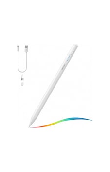 Aktif Stylus Kalem, İpad, İphone Ve Android Tabletler İle Uyumlu, 4 Led Işıklı Pil Göstergesi, Usb-c Şarjlı, Bluetooth Gerektirmez, Hassas Kapasitif Dokunmatik Kalem, Beyaz Belirtilmemiş Aktif Stylus Kalem, İpad, İphone Ve Android Tabletler İle Uyumlu, 4 Led Işıklı Pil Göstergesi, Usb-c Şarjlı, Bluetooth Gerektirmez, Hassas Kapasitif Dokunmatik Kalem, Beyaz Belirtilmemiş