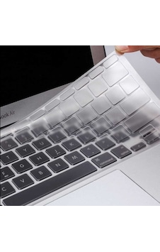 Apple Uyumlu MacBook 16' Touch Bar A2141 Klavye Koruyucu Şeffaf Silikon Ped 001 Apple Uyumlu MacBook 16' Touch Bar A2141 Klavye Koruyucu Şeffaf Silikon Ped 001