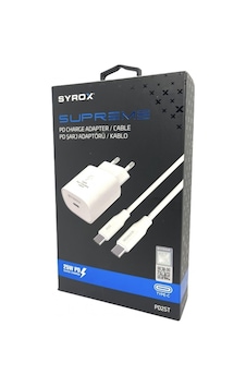 Syrox Pd25t 25w Pd Type-c Şarj Set