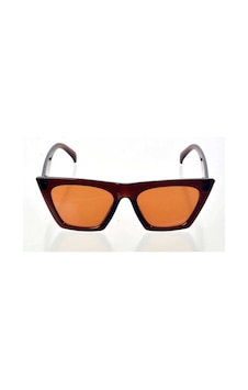 Kahverengi Çerçeve Cat Eye Kadın Güneş Gözlüğü - Moda Gözlük Açık Gri Kahverengi Çerçeve Cat Eye Kadın Güneş Gözlüğü - Moda Gözlük Açık Gri