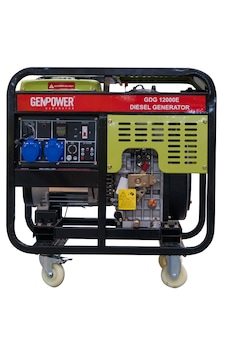 Genpower GDG 12000 E 12 Kva Dizel Kabinsiz Monofaze Jeneratör Genpower GDG 12000 E 12 Kva Dizel Kabinsiz Monofaze Jeneratör