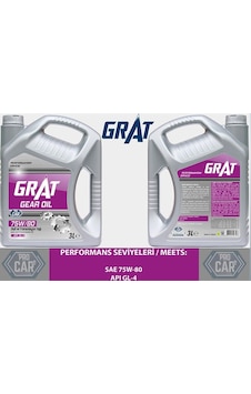 Grat 75w80 Şanzıman Yagı 3lt (675803) Grat 75w80 Şanzıman Yagı 3lt (675803)