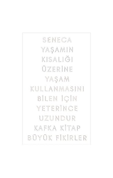Yaşamın Kısalığı Üzerine - Seneca - Kafka Kitap Yaşamın Kısalığı Üzerine - Seneca - Kafka Kitap