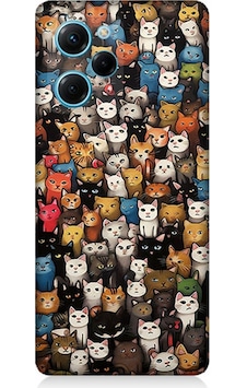 Xiaomi Poco X5 Pro Uyumlu Silikon Kılıf Sevimli Komik Kedi Suratları Xiaomi Poco X5 Pro Uyumlu Silikon Kılıf Sevimli Komik Kedi Suratları