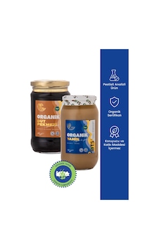 Ots Organik Tahin 950 Gr Ve Dut Pekmezi 380 Gr Seti Organik Sertifikalı, Pestisit Analizli Ots Organik Tahin 950 Gr Ve Dut Pekmezi 380 Gr Seti Organik Sertifikalı, Pestisit Analizli