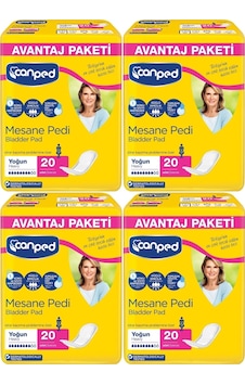 Canped Mesane Pedi Avantaj Paketi Yoğun Büyük Boy L 20'Li x 4 80 Adet Canped Mesane Pedi Avantaj Paketi Yoğun Büyük Boy L 20'Li x 4 80 Adet