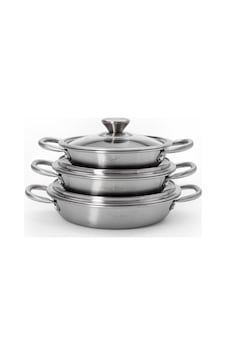 Maxx Doria Steel Fusion 6 Parça Kapaklı Sahan Takımı Pa3039 Gri Maxx Doria Steel Fusion 6 Parça Kapaklı Sahan Takımı Pa3039 Gri