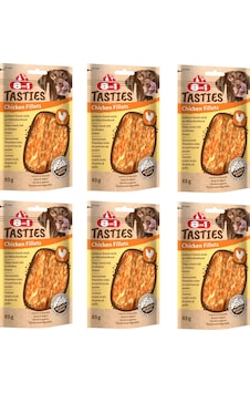 8in1 Tasties Chicken Fillets Tavuklu Fileto Köpek Ödülü 85 Gr. X 6 Adet 8in1 Tasties Chicken Fillets Tavuklu Fileto Köpek Ödülü 85 Gr. X 6 Adet
