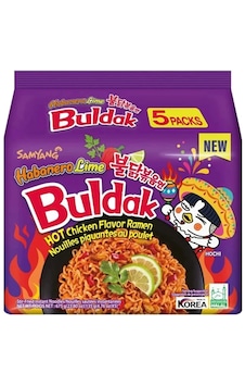 Samyang Buldak Habanero Lime Ramen 5li Noodle Samyang Buldak Habanero Lime Ramen 5li Noodle