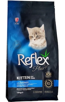 Reflex Plus Kitten Somonlu Yavru Kedi Maması 1500 G Reflex Plus Kitten Somonlu Yavru Kedi Maması 1500 G
