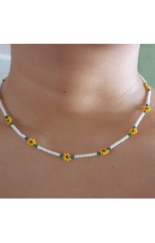 Kadın Papatyalı Kolye Çok Renkli Kadın Papatyalı Kolye Çok Renkli