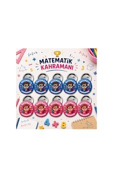 Matematik Kahramanı 58 Mm İğneli Rozet 10 Adet - Öğrenci Başarı Ve Motivasyon Rozeti Çok Renkli Matematik Kahramanı 58 Mm İğneli Rozet 10 Adet - Öğrenci Başarı Ve Motivasyon Rozeti Çok Renkli