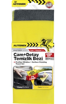 AUTOMİX PROFİBER CAM + DETAY TEMİZLİK BEZİ AUTOMİX PROFİBER CAM + DETAY TEMİZLİK BEZİ
