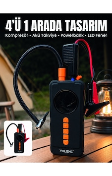 4'ü 1 Arada Akü Takviye Cihazı Dijital Lastik Şişirme Kompresörü 10000mah Powerbank Ve Led Fener 2 Yıl 4'ü 1 Arada Akü Takviye Cihazı Dijital Lastik Şişirme Kompresörü 10000mah Powerbank Ve Led Fener 2 Yıl