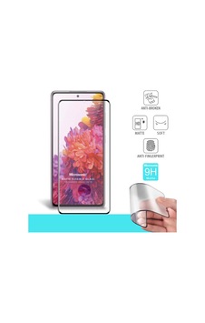 Microsonic Samsung Galaxy Uyumlu S20 Fe Seramik Matte Flexible Ekran Koruyucu Siyah